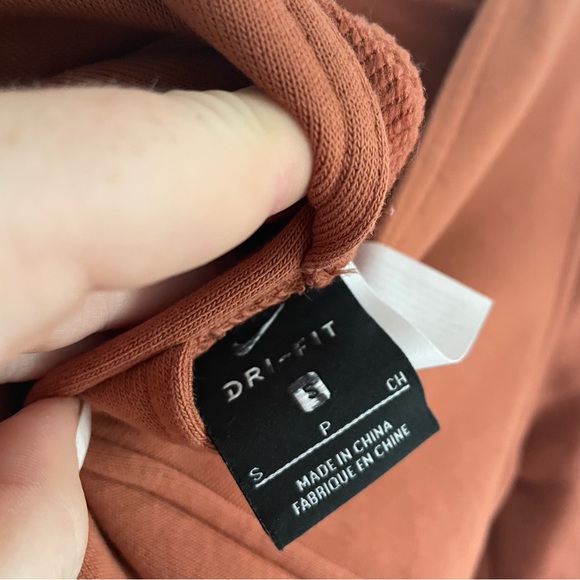 Nike Studio Yoga Wrap Top Dusty Peach Small S - Picture 8 of 9